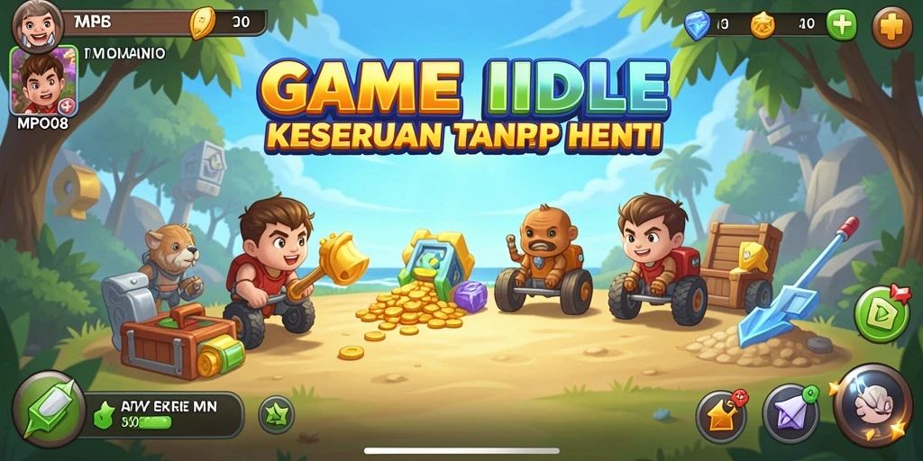 Tangkapan layar MPO08 menampilkan aksi gameplay Idle yang menarik.