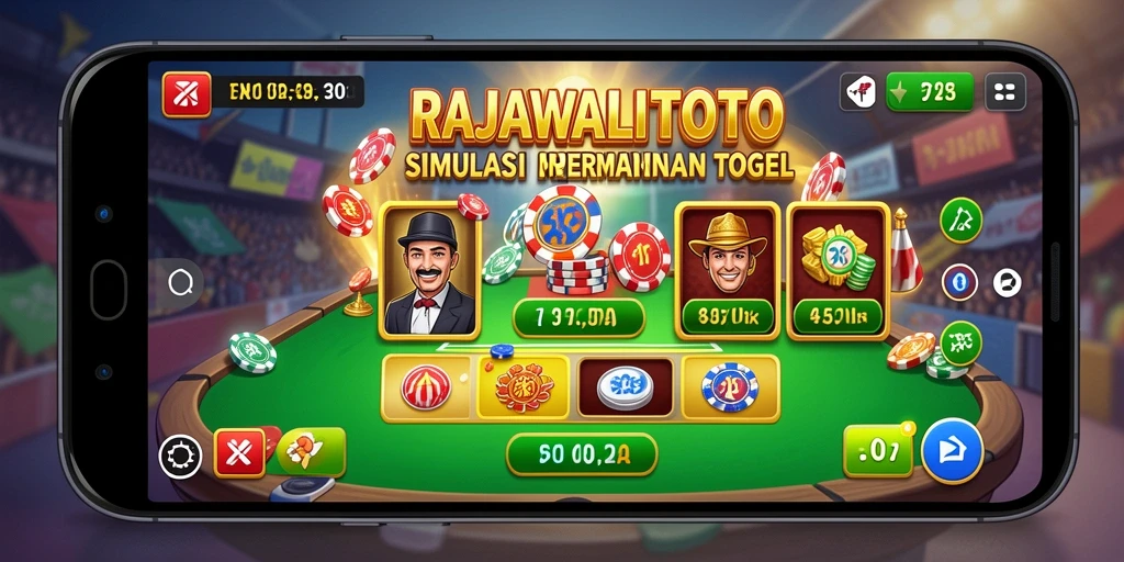Tampilan gameplay RAJAWALITOTO yang menarik dan interaktif.
